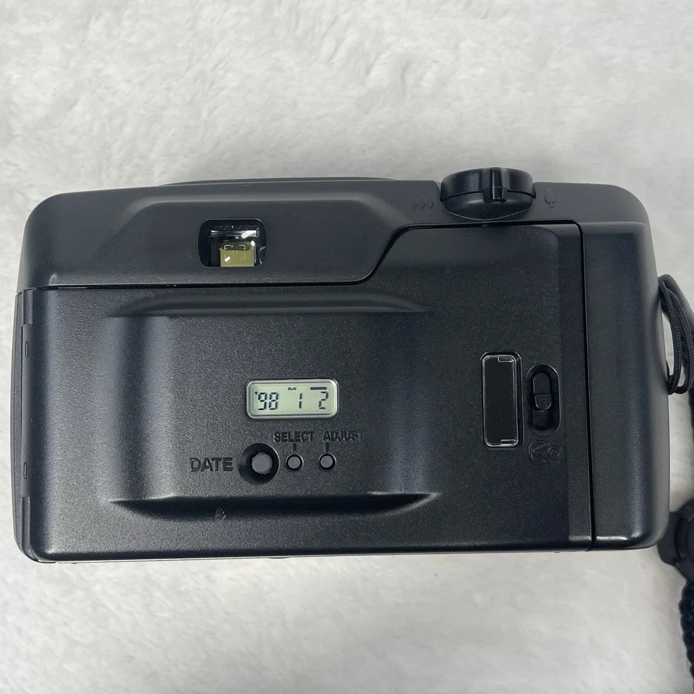 Pentax IQZoom 80G 35mm Point & Shoot Film Camera Bundle Case Manual Tested